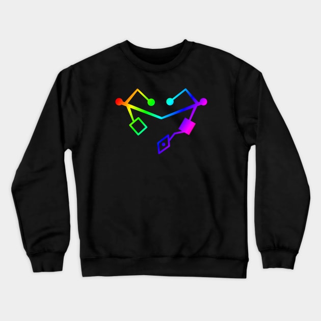 Rainbow Etheria Failsafe Crewneck Sweatshirt by Silentrebel